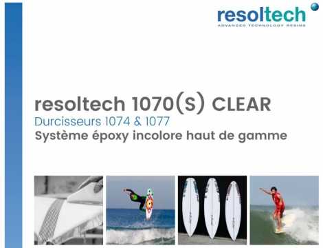 Kit de resina epoxi + endurecedor Resoltech 1070 7 kg