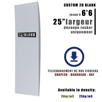 Corte de poliestireno 2D hasta 6'6