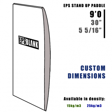 EPS BLANK SUP Espuma Pan