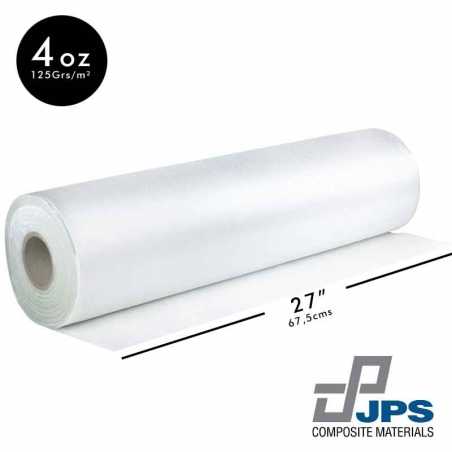 JPS Great White 4oz Fibra de vidrio - 67,5 cm de ancho