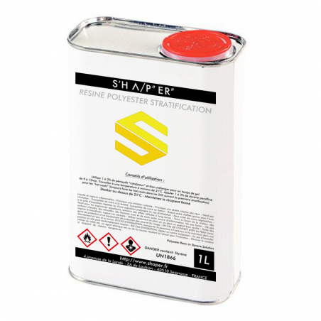 Resina de poliéster UV SPR - 1L