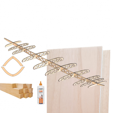 Kit Pasador Redondo Simple Hueco (Framekit + mesetas)