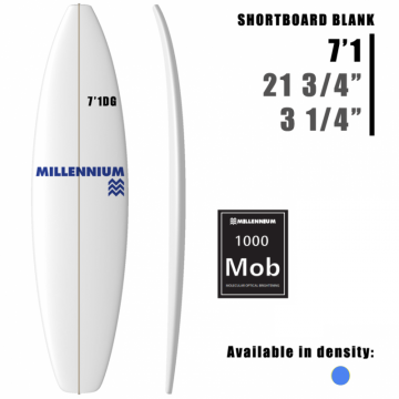 Tabla corta Pain de Mousse 7'1DG MILLENNIUM 1/8 BASS