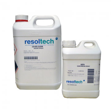Kit de resina epoxi + endurecedor Resoltech 1070 7 kg