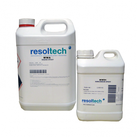 Kit de resina epoxi + endurecedor Resoltech Inclusion WWA 7 kg