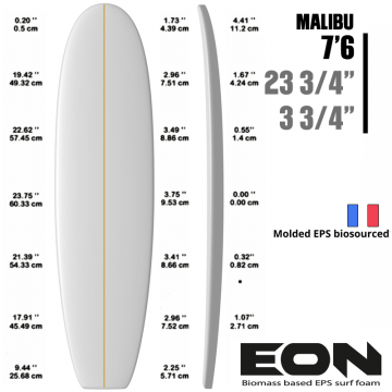 Pain de Mousse EPS HIGH FUSED 6'6"F latté