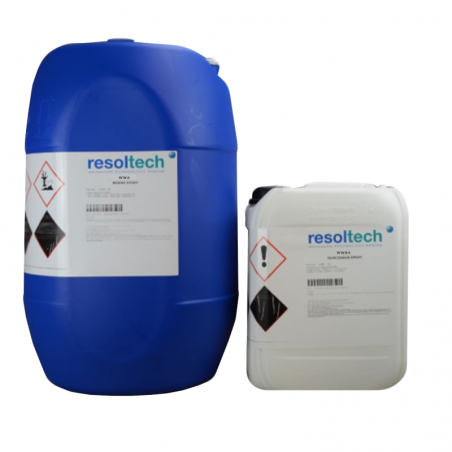 Kit de resina epoxi + endurecedor Resoltech Inclusion WWA 29 kg