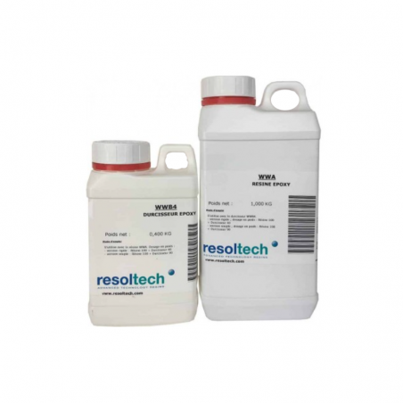 Kit de resina epoxi + endurecedor Resoltech Inclusion WWA 1,4 kg