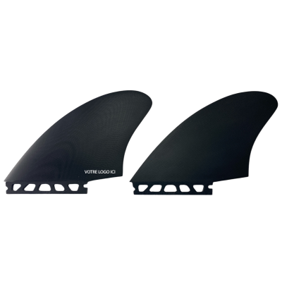 Quilla de surf para Fish Twin Fins FK2 - Dark Volan - systema Futures