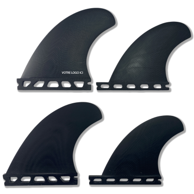 Quilla de surf para Quad SF4 - Dark Volan - systema Futures