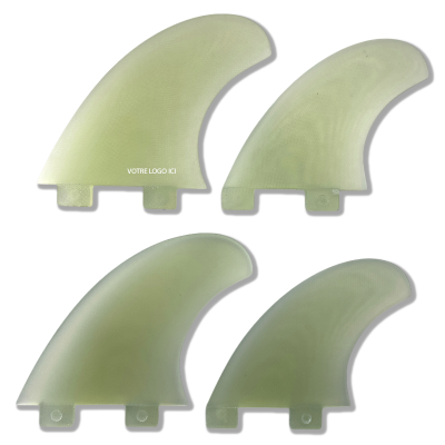 Quilla de surf para Fish Quad SF4 - Natural - systema FCS