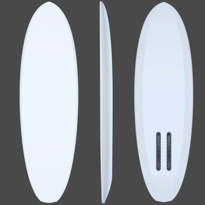 Lámina de surf Preshape de longitud media - SHAPER