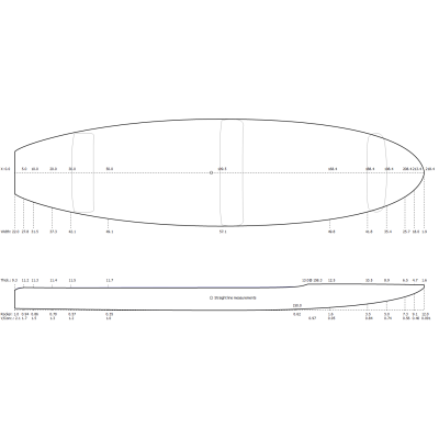 Ala de lámina de SUP preformada - SHAPER