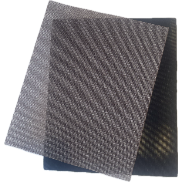 Almohadilla de espuma rectangular con velcro para pantalla de arena