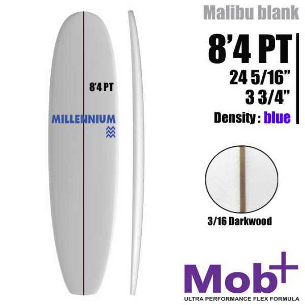 8'4 PT Mid lenght MILLENNIUM 3/16 darkwood