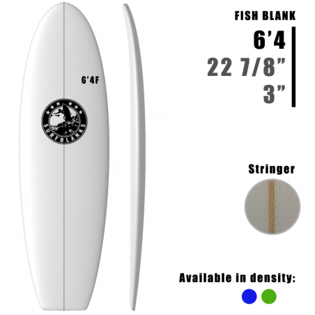 Planchas de surf de 1,93 m (6'4") - Estándar 40 kg/m³