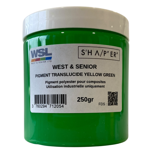 PIGMENTO TRANSLÚCIDO AMARILLO VERDE - 250 g