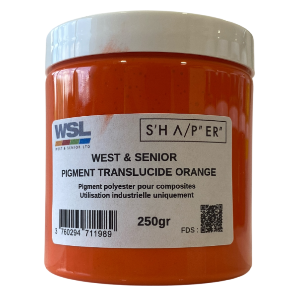 Pigmento naranja translúcido - 250 g