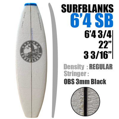 Pain de Mousse 6'4" Shortboard SURFBLANKS