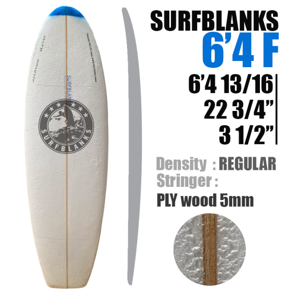 Planchas de surf de 1,93 m (6'4") - Estándar 40 kg/m³