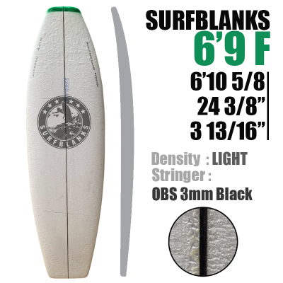Pain de Mousse 6'9" Fish PLANTAS DE SURF