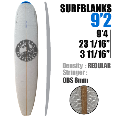 Tabla larga Pain de Mousse de 9'2" SURFBLANKS