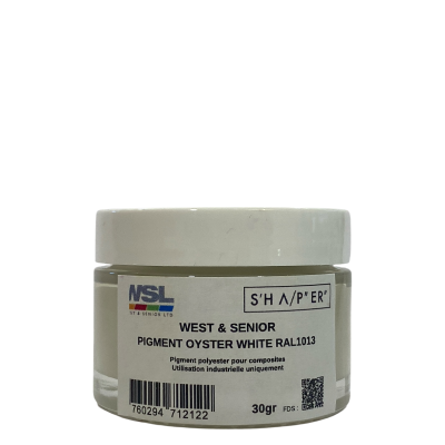 Pigmento opaco BLANCO OSTRA 30 g de West & Senior