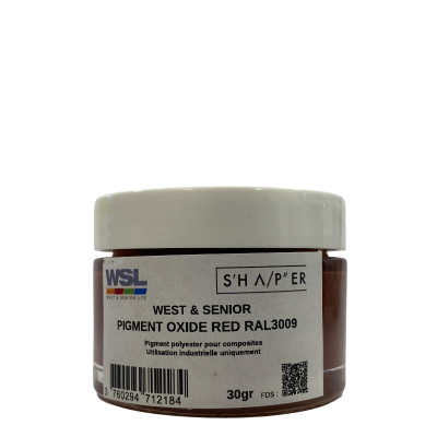 Pigmento opaco ÓXIDO ROJO 30 g de West & Senior