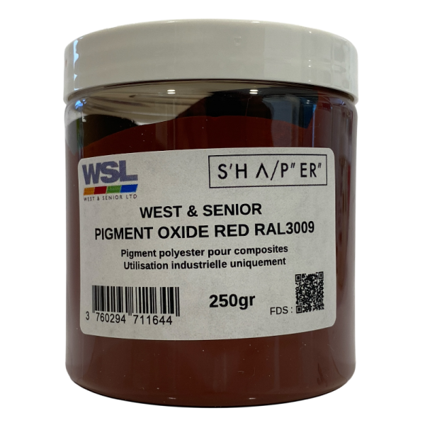 PIGMENTO ÓXIDO OPACO ROJO RAL3009 - 250 g