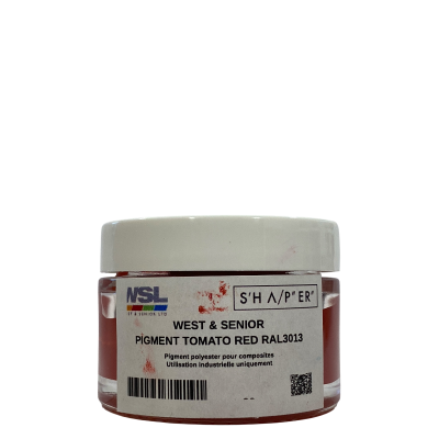Pigmento opaco Rojo Tomate 30 g de West & Senior