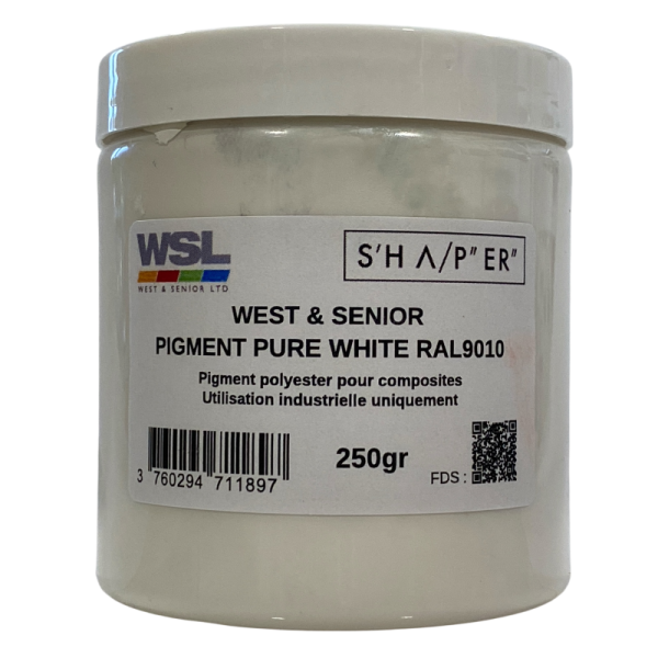 PIGMENTO BLANCO PURO OPACO RAL9010 - 250 g