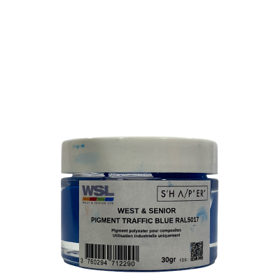 Pigmento opaco Azul Tráfico 30 g de West & Senior