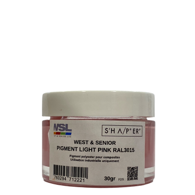 Pigmento opaco rosa claro 30 g de West & Senior
