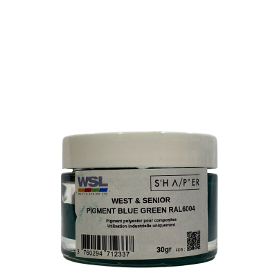 Pigmento azul verdoso opaco 30 g de West & Senior