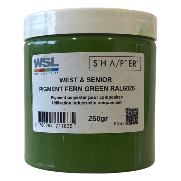 PIGMENTO VERDE HELECHO OPACO RAL6025 - 250 g