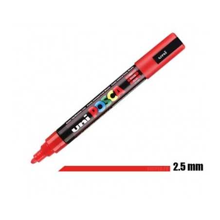 POSCA Rojo 2,5 mm