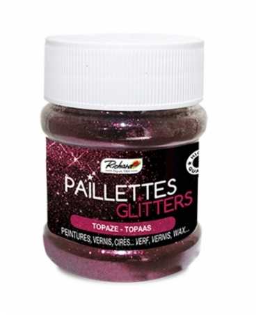 Brillantina de topacio - tarro de 80 g