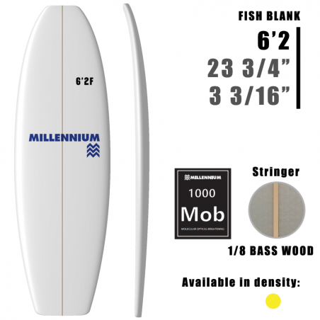 6'2F Pez MILLENNIUM 1/8 Appelcore negro
