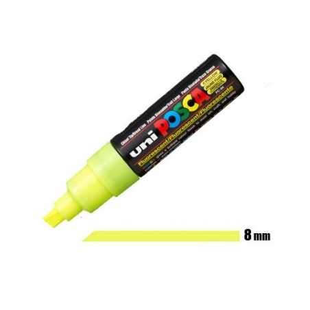 POSCA Amarillo Fluorescente 8mm
