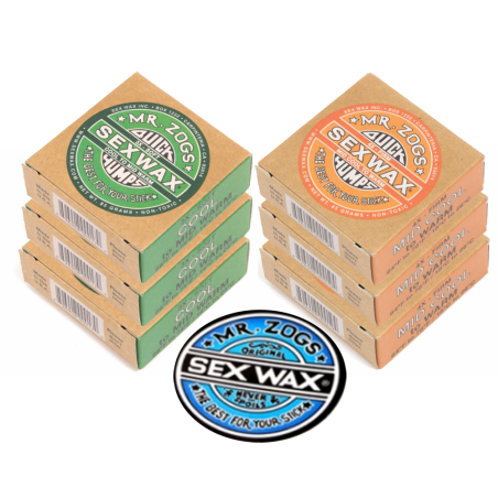 Pack 6 Cera + pegatina en oferta