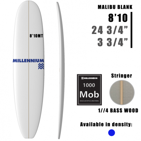 Malibu MILLENNIUM Wedge de 8'10 MT DARKWWOD 0N 1/4T