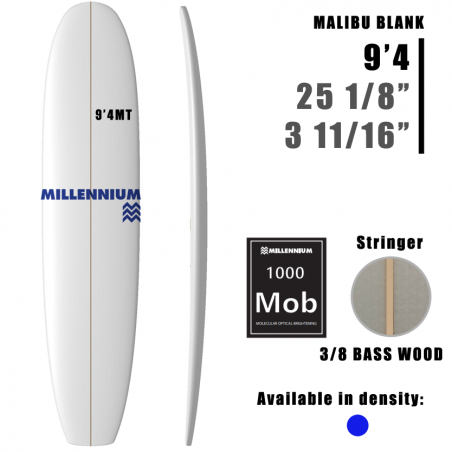 Longboard MILLENNIUM 3/8 BASS de 9'4MT
